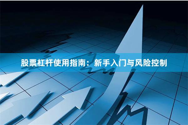 股票杠杆使用指南：新手入门与风险控制